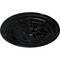 Ekena Millwork Vincent Ceiling Medallion (Fits Canopies up to 6"), Hand-Painted Black Pearl, 26"OD x 3"P CM26VIBPS - alternate 3